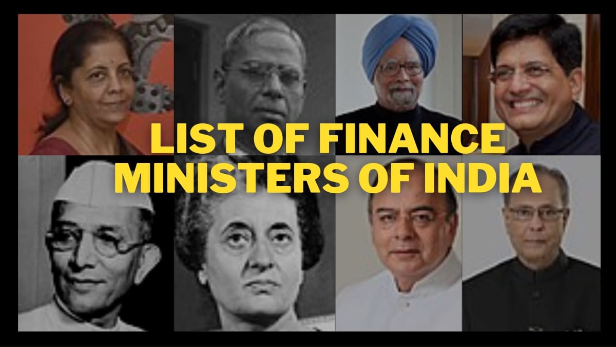 Finance Ministers of India 2023