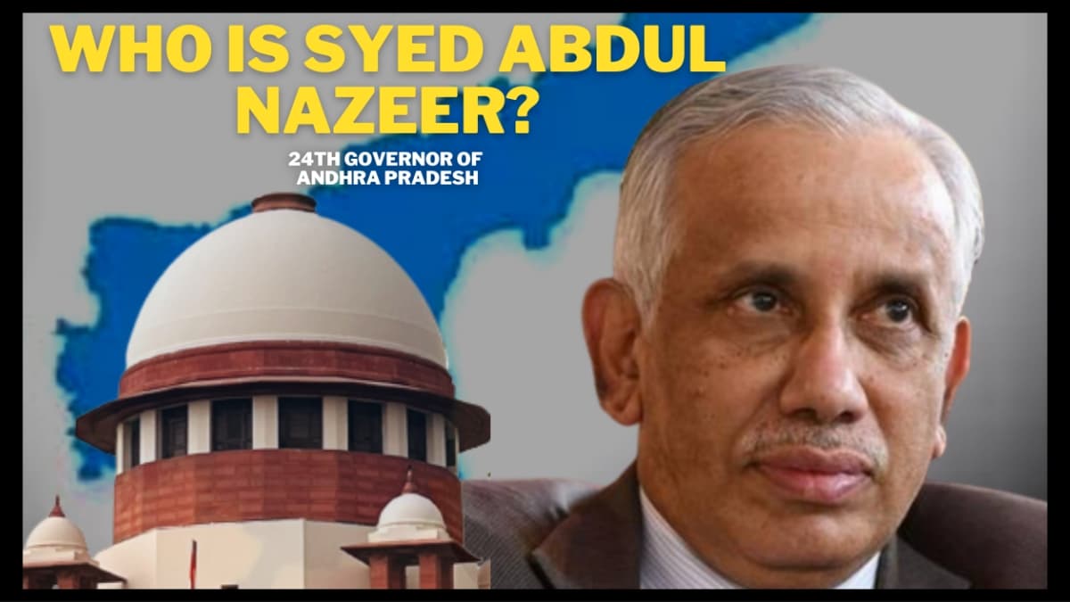 Syed Abdul Nazeer was appointed as the Governor of Andhra Pradesh on 12 February 2023.