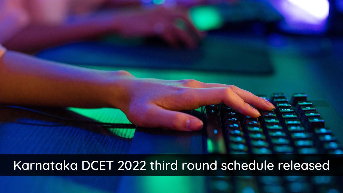 Karnataka DCET 2022 third round schedule released