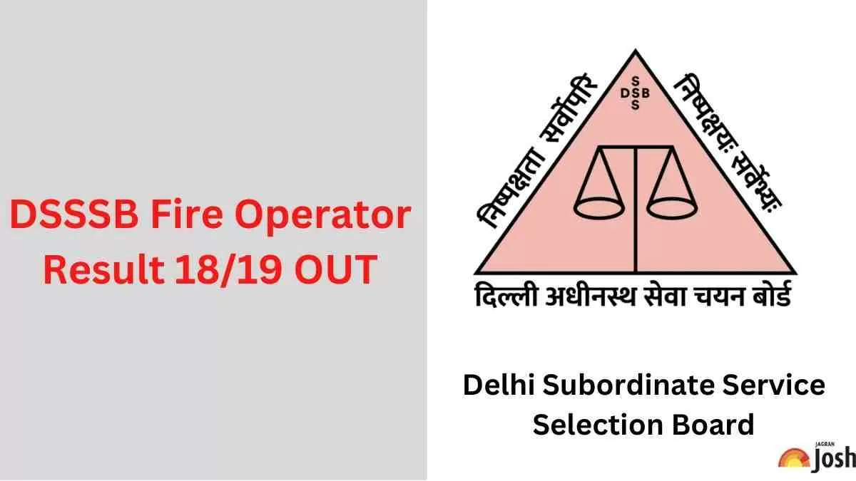 DSSSB Fire Operator Result 