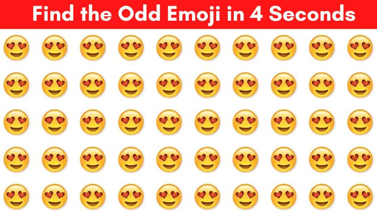Find Odd Emoji in 4 Seconds