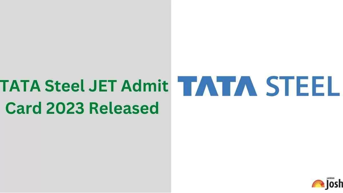 TATA Steel JET Admit Card