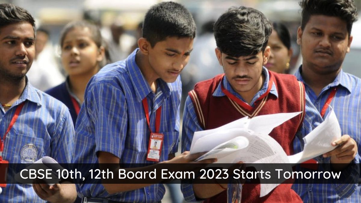 CBSE Board Exams 2023 for Class 10. 12 Starts from 15 February 2023