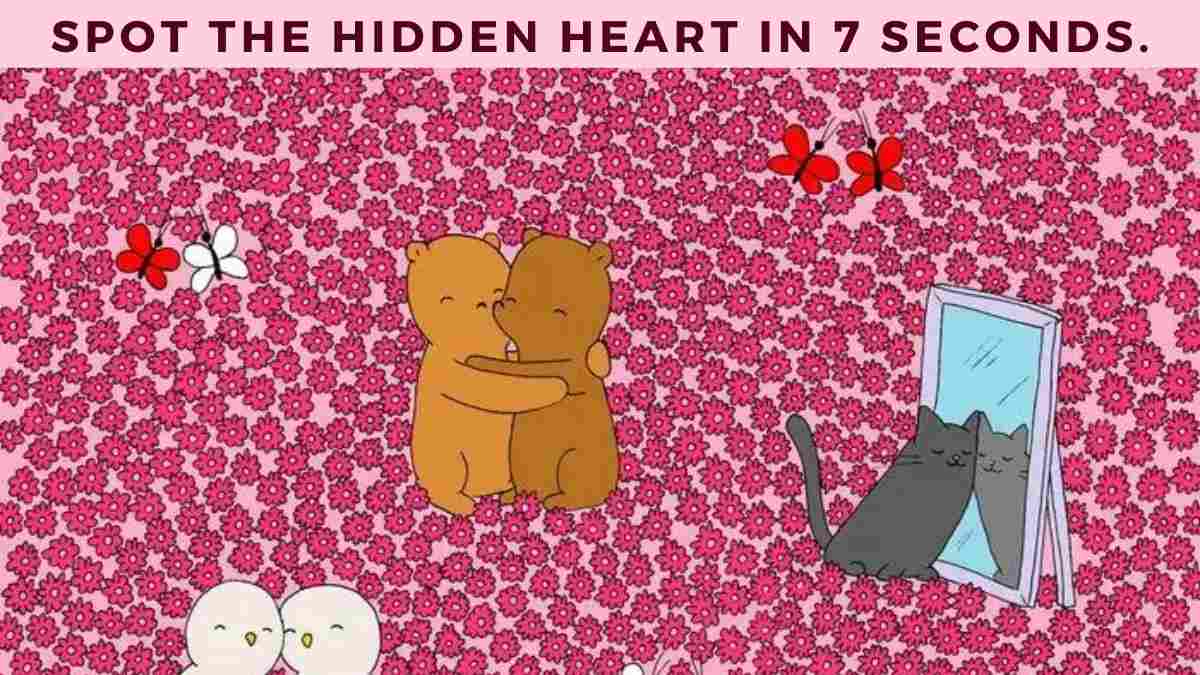 Valentine's Day Special Brain Teaser- Spot The Hidden Heart
