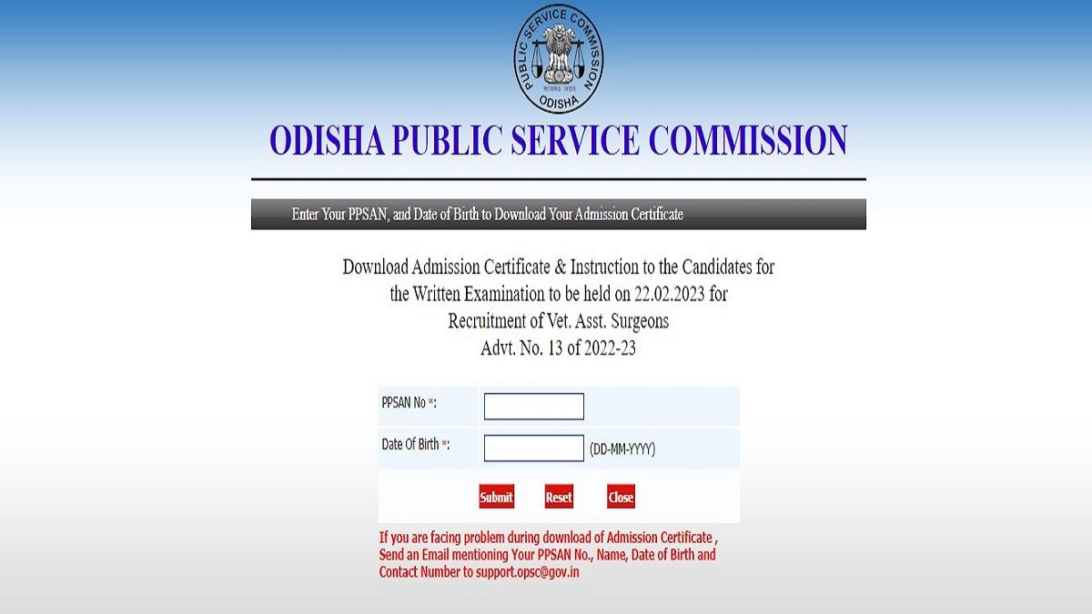OPSC VAS Admit Card 2023 OUT, Direct Link to Download Hall Ticket.