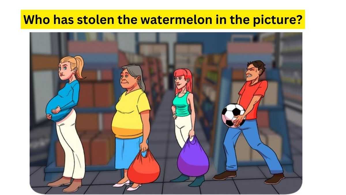 Can you find the one who stole watermelon?