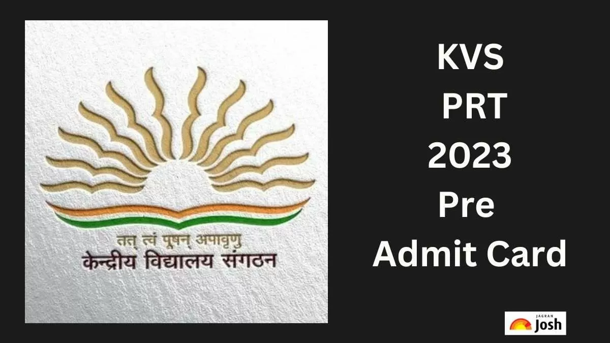 KVS PRT 2023 Admit Card