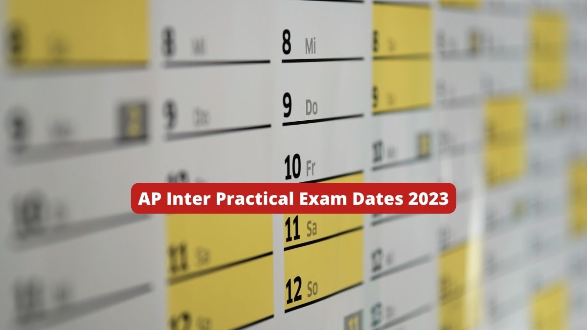 AP Inter Practical Exam Dates 2023 Announced, Check Schedule and