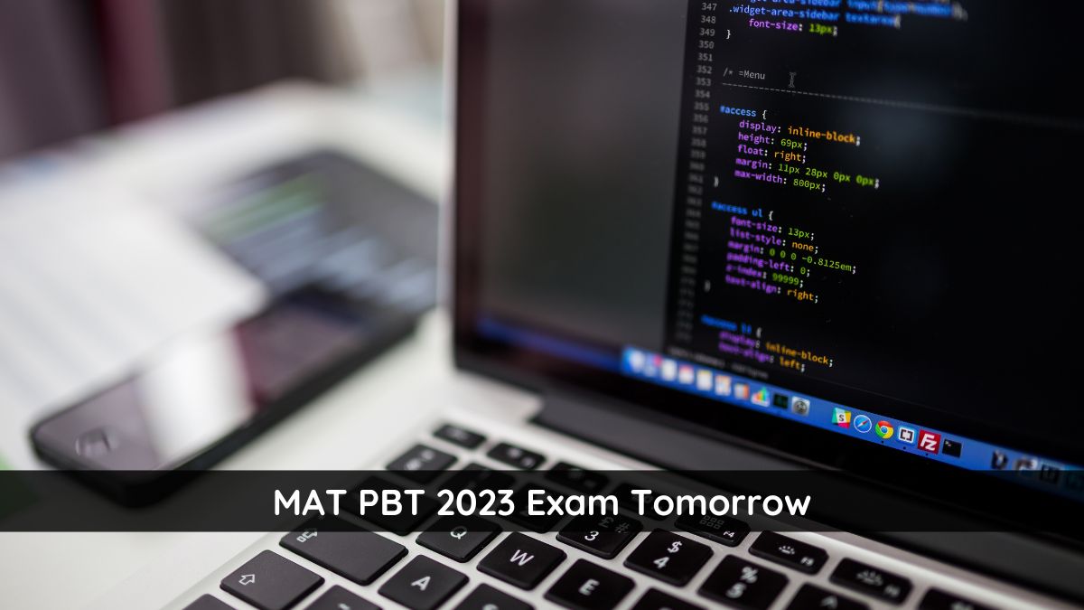 MAT PBT 2023 Exam Tomorrow