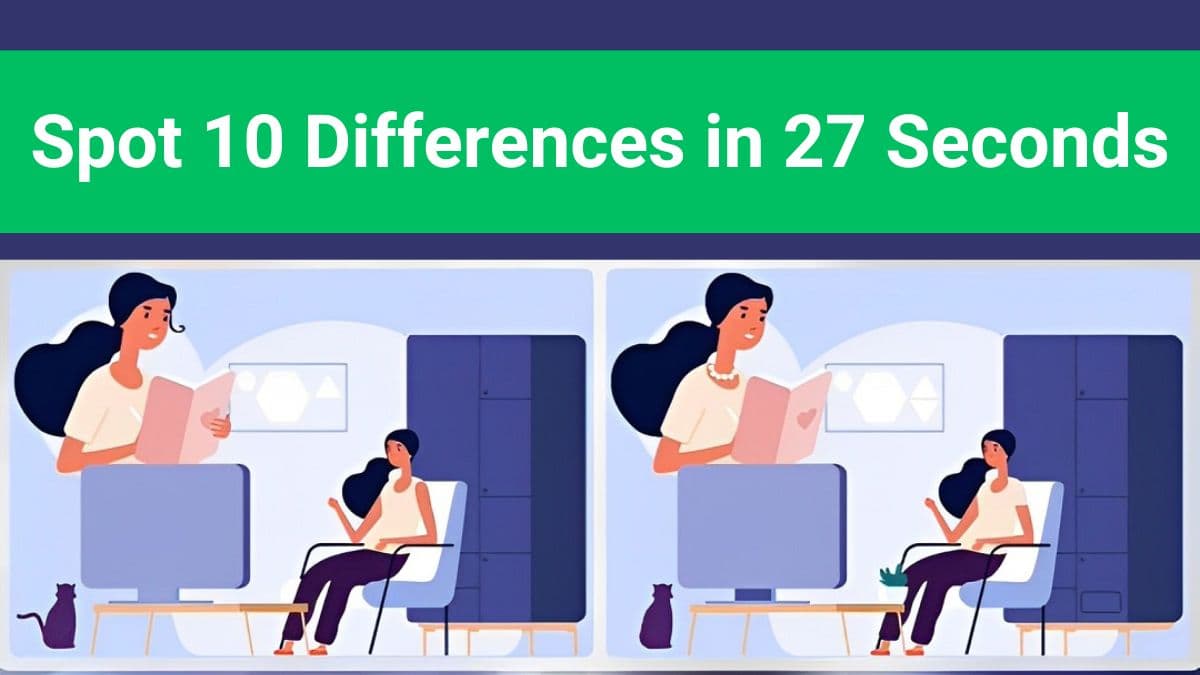 Spot 10 Differences in 27 Seconds