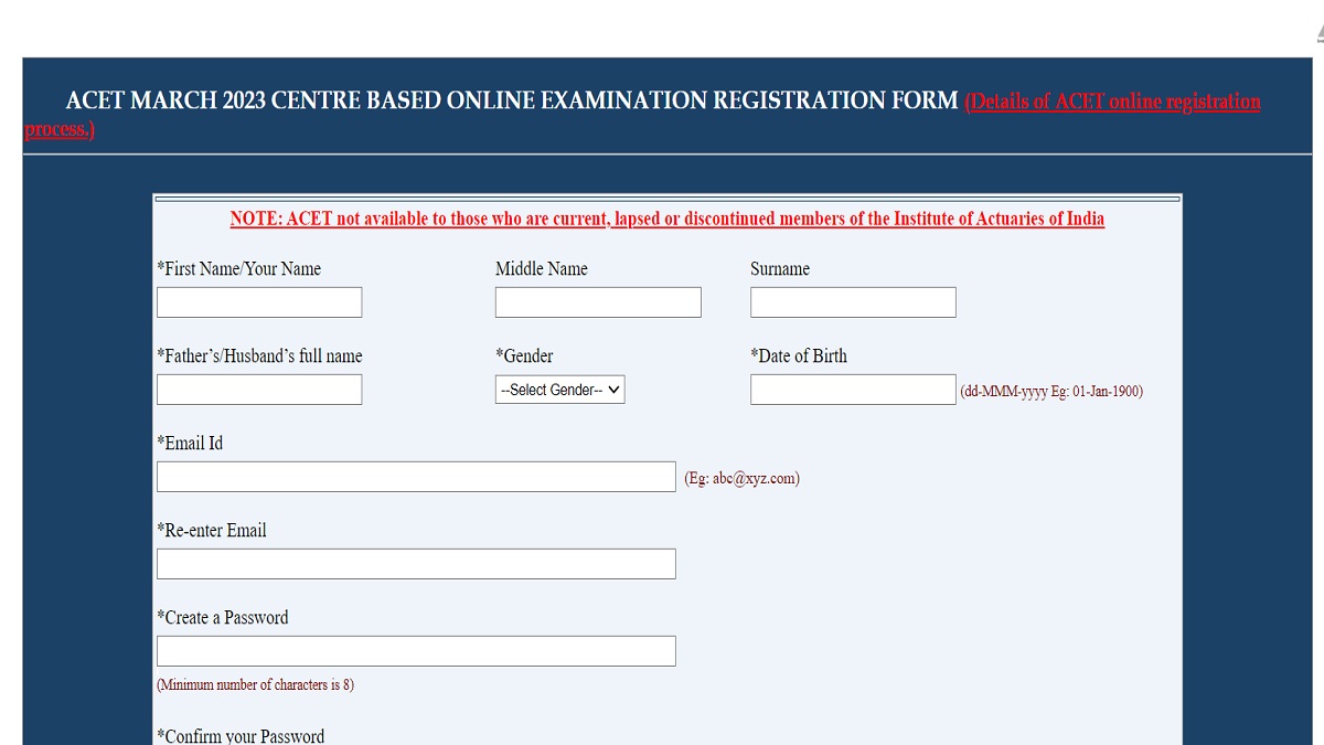 ACET 2023 Registrations