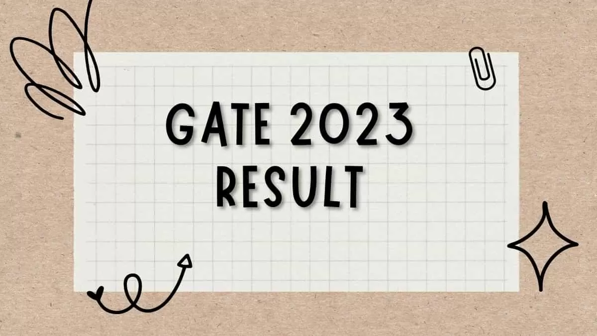 GATE 2023 Result