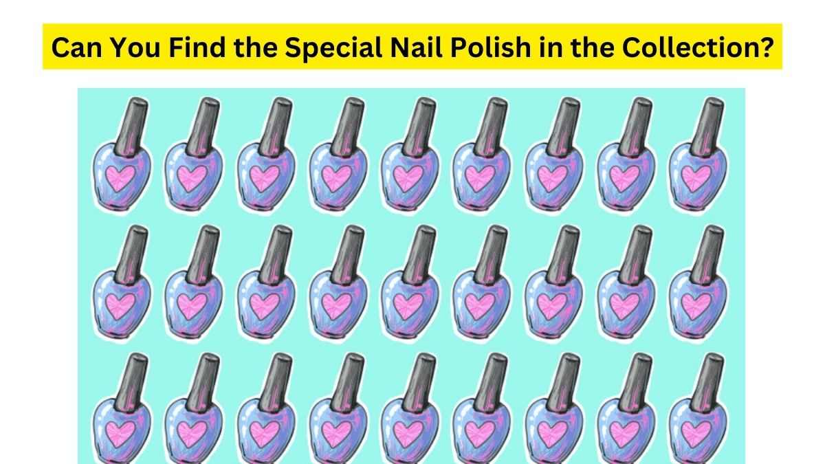 Solve this Nail Polish Brain Teaser