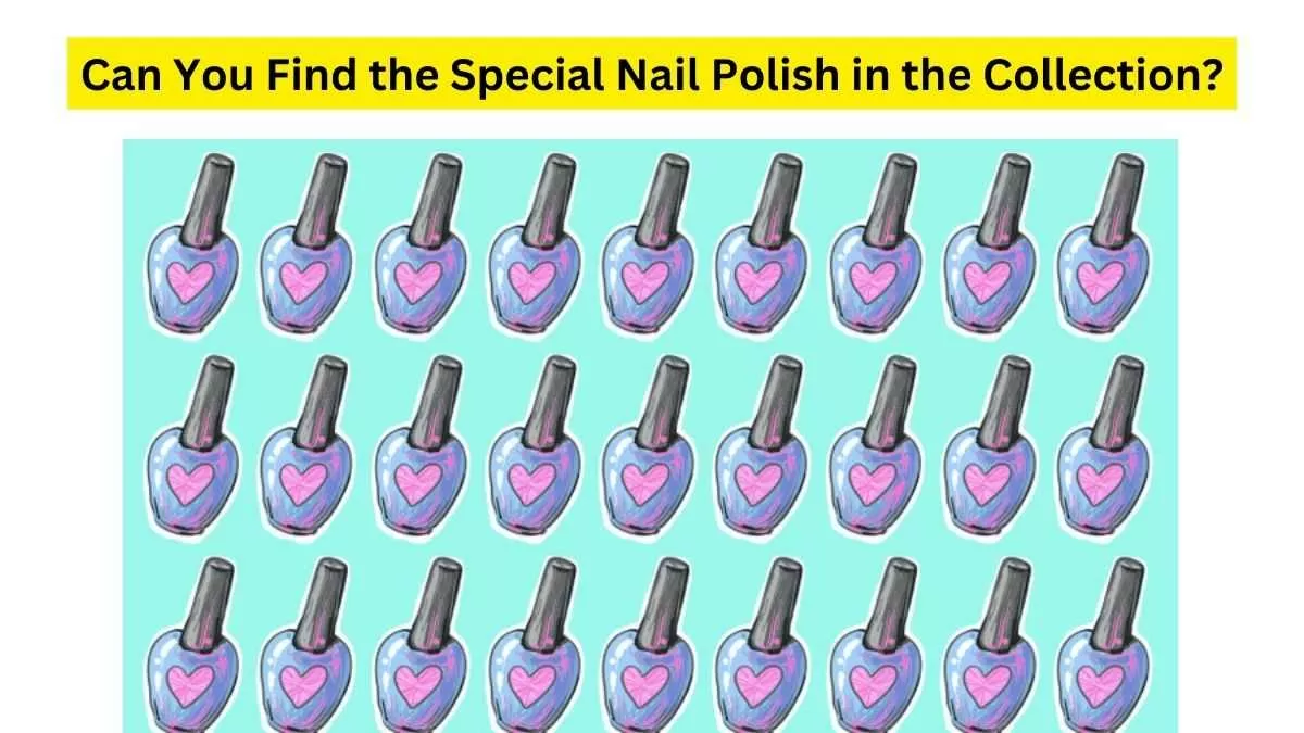 Solve this Nail Polish Brain Teaser