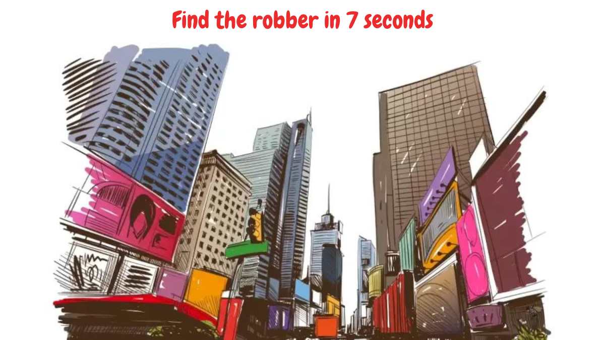 Brain Teaser Challenge: Test Your Brain By Finding The Robber In The City In 7 Seconds!