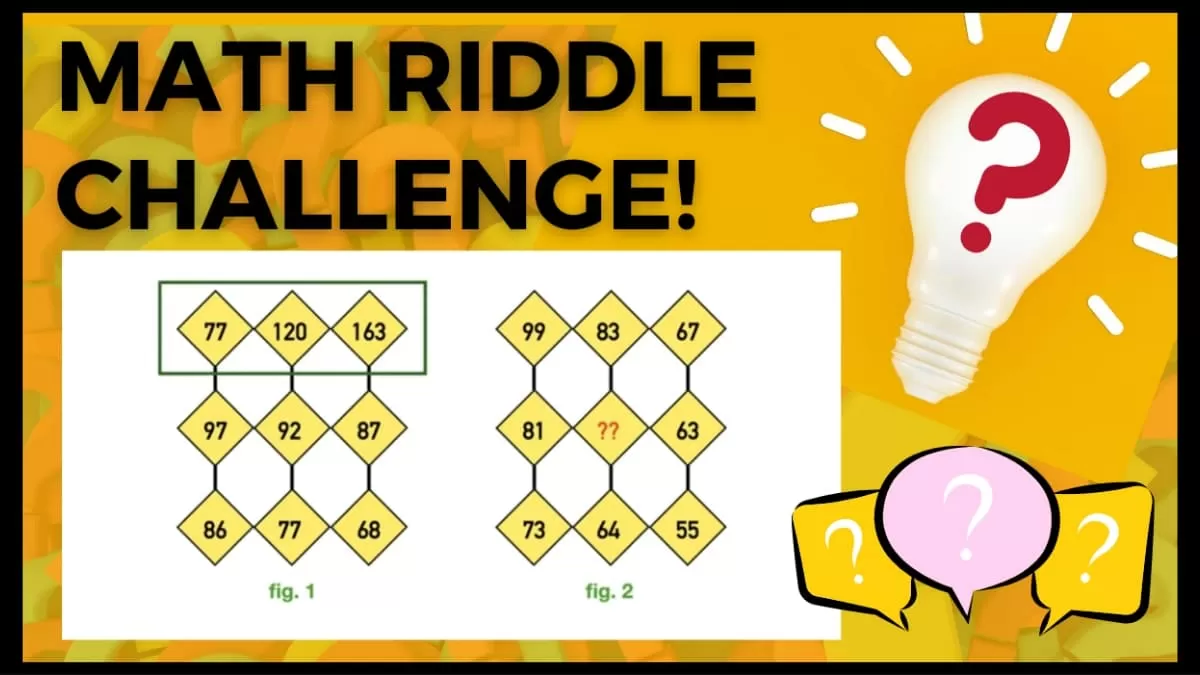 Math Riddles: Do You Have A High IQ? Solve These Figures and find the missing number!