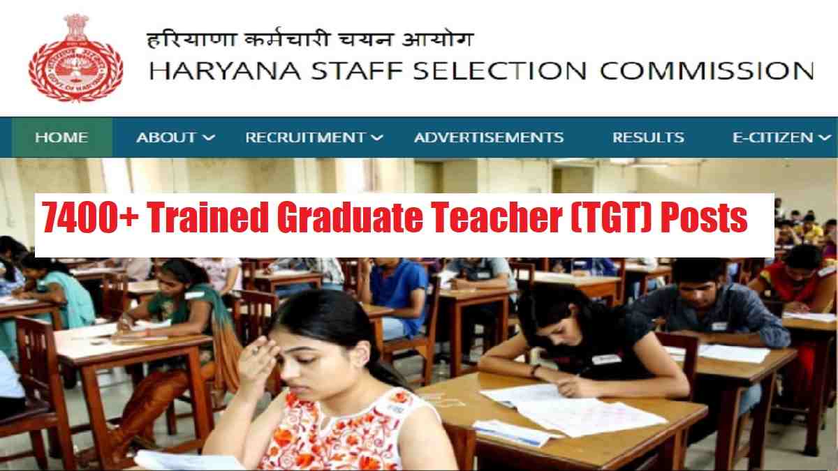 Haryana Hssc Tgt Recruitment 2023 Apply Online For 7400 Teacher Posts Check