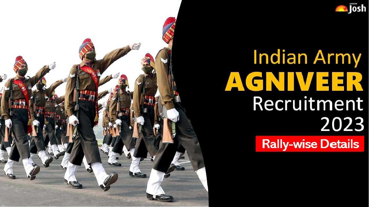 Indian Army Agnipath Recruitment 2023 Regionwise Rally Details