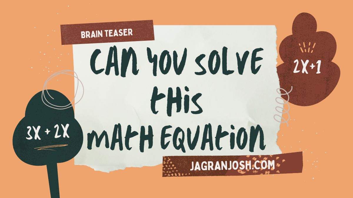 Brain Teaser Math Test: 4+3x5-2 - News