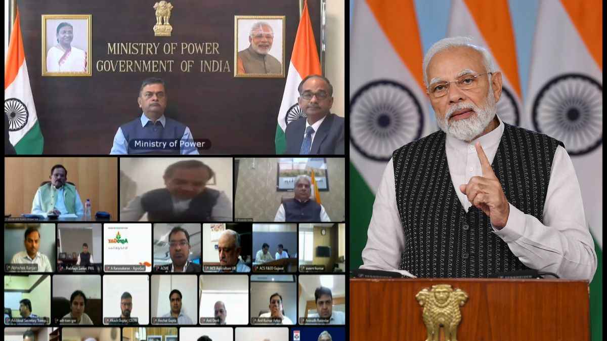 PM Modi's speech on ‘Green Growth’, a virtual meeting arranged by the Ministry of Power.