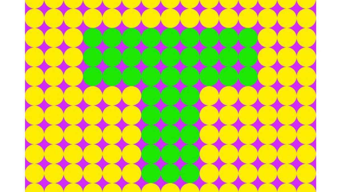 Optical Illusion Iq Test Can You Find A Letter Hidden Among The Group Of Yellow Balls Within 63 0362