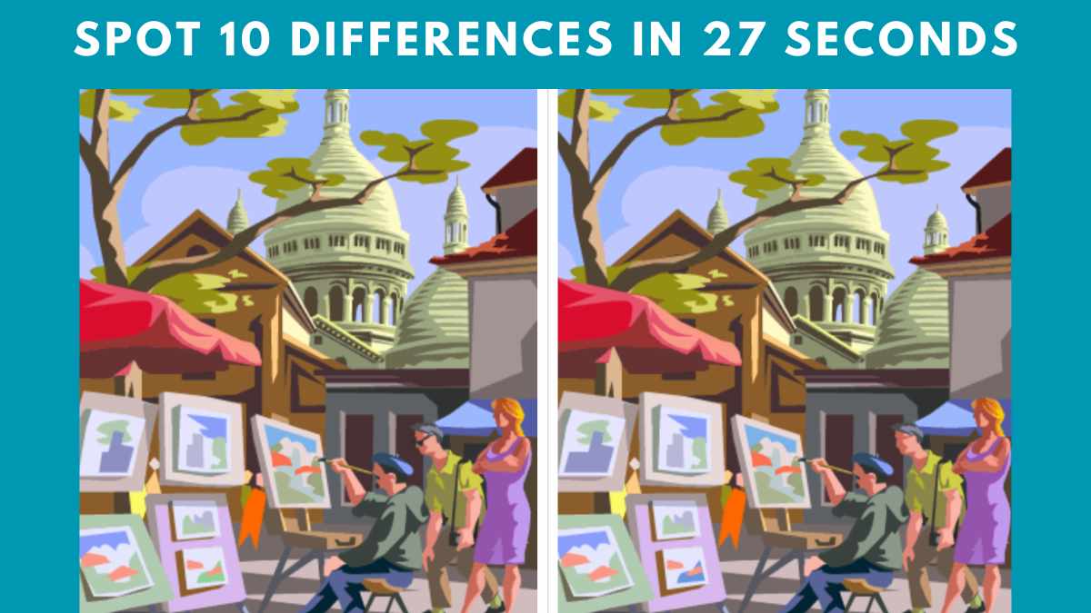 Spot 10 differences in 27 seconds!                                         