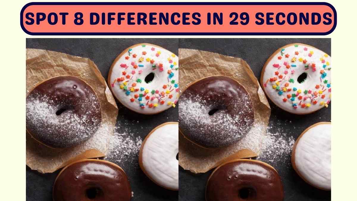 Spot The Difference: Can You Find 8 Differences In 29 Seconds? 99% People Fail!
