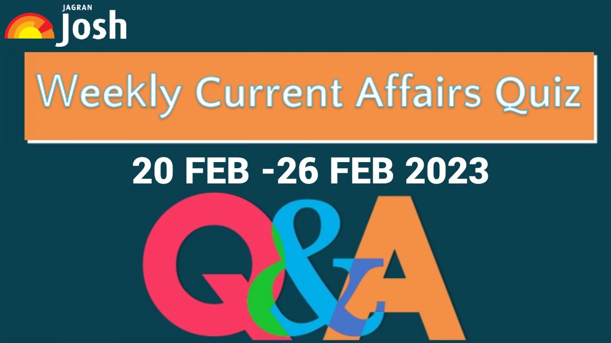 Weekly Current Affairs Quiz