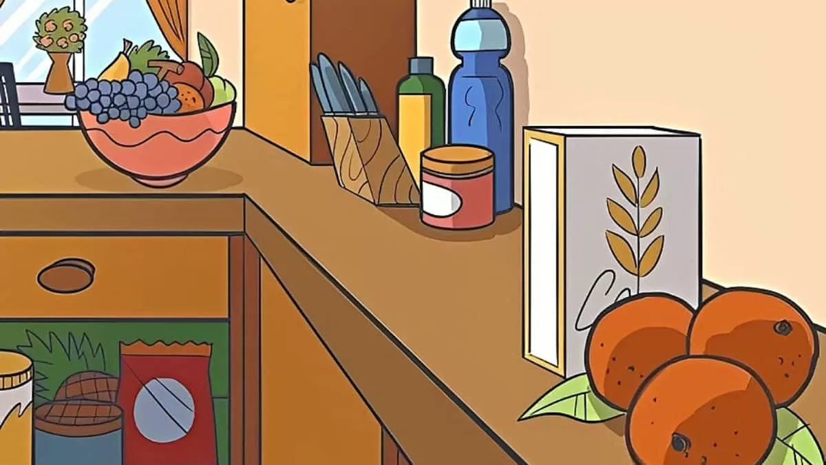 Find Pineapple in Kitchen in 5 Seconds