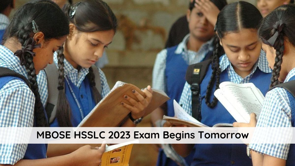 MBOSE HSSLC 2023 Exam Begins Tomorrow
