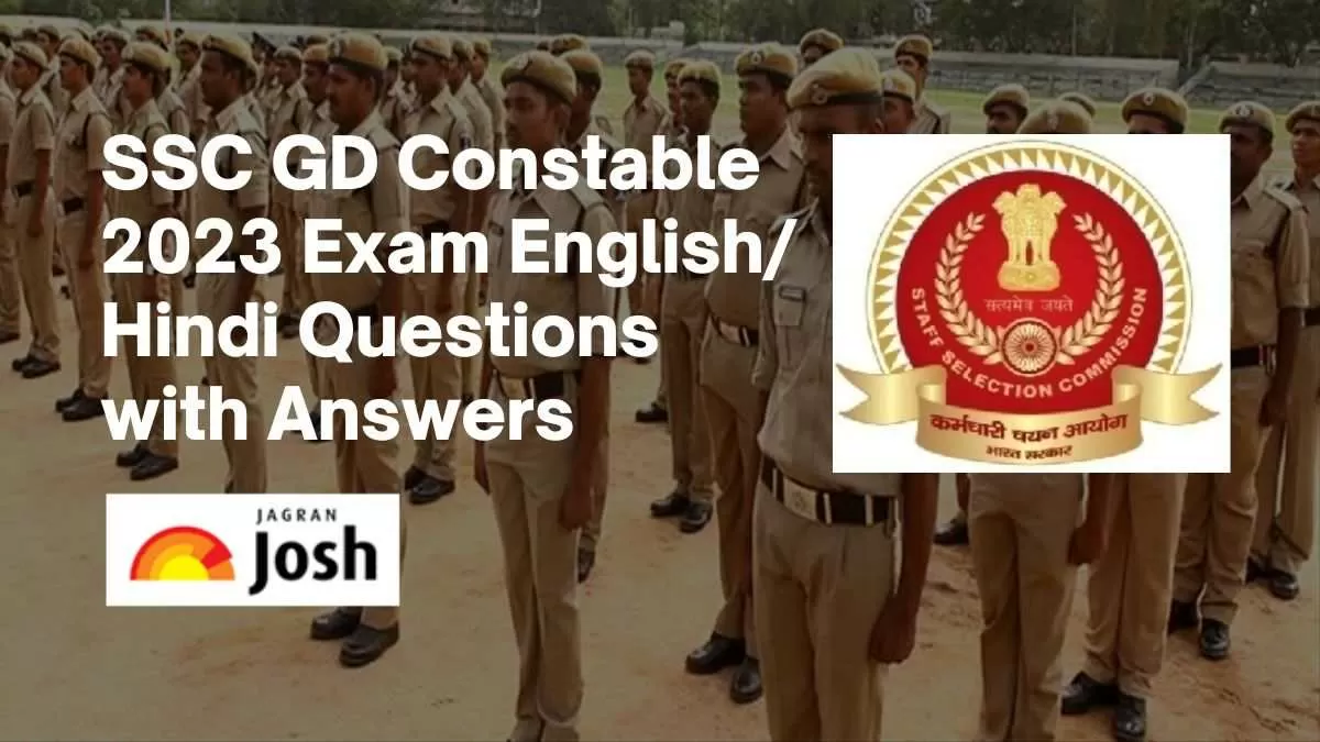 SSC GD Constable 2023 English/Hindi Questions with Answers (PDF Download)