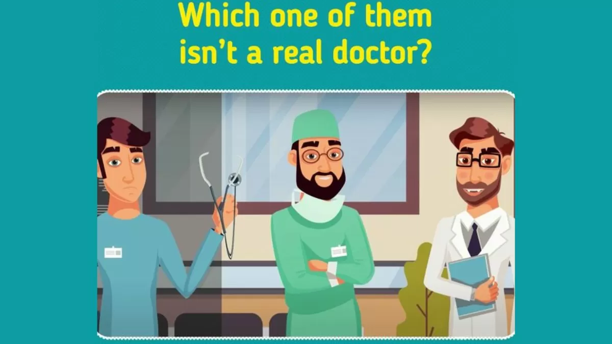 Brain Teaser IQ Test: Only Someone As Smart As Sherlock Holmes Can Spot The Fake Doctor In 5 Seconds!