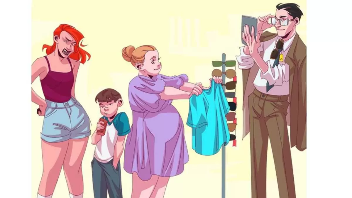 Can you find the thief in the image?