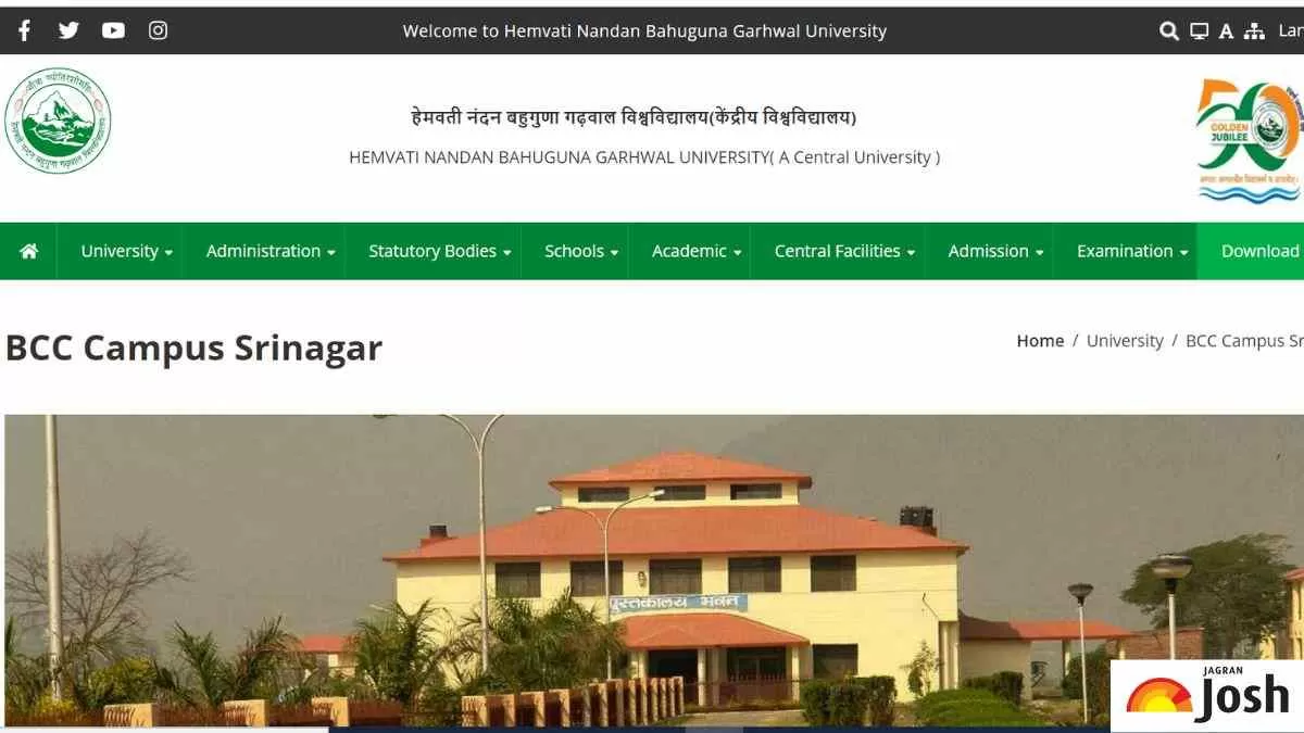 हेमवती नंदन बहुगुणा गढ़वाल विश्वविद्यालय में टीचिंग पदों पर निकली भर्तियाँ