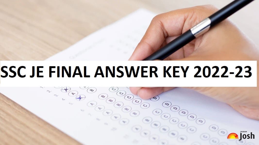 SSC JE Final Answer Key 2022-23 Today at ssc.nic.in: Check Latest Updates Here
