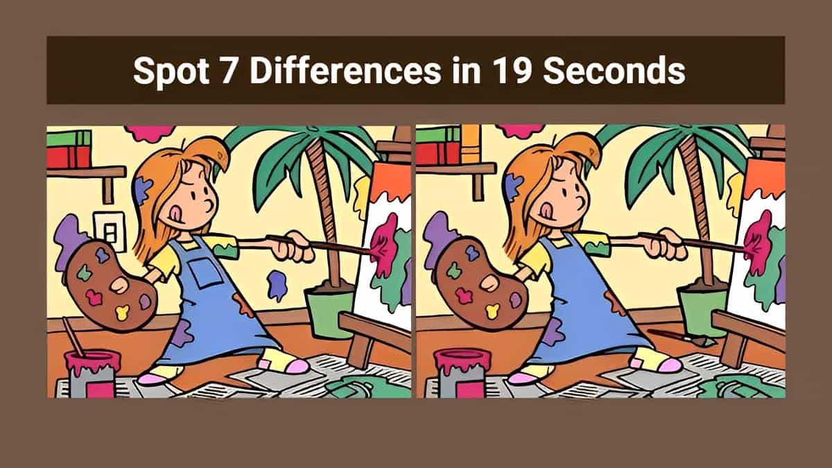 Spot 7 Differences in 19 Seconds