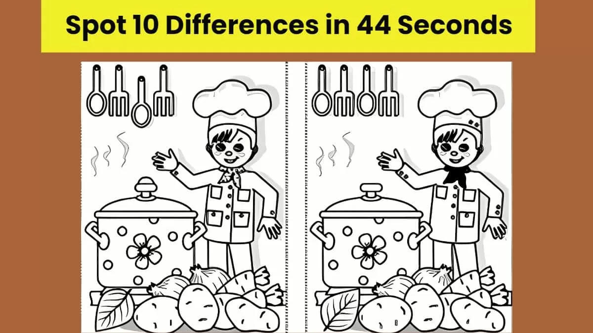 Spot 10 Differences in 44 Seconds