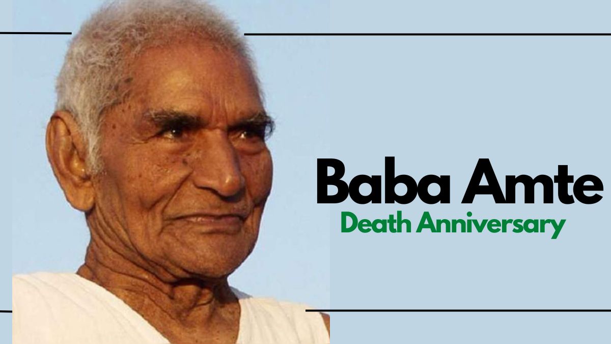 Baba Amte ( 26 December 1914 – 9 February 2008)