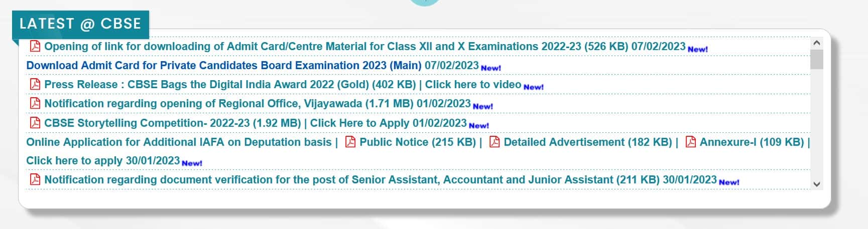 How to Download the CBSE Admit Card 2023 for Private candidates of Class 10th and 12th?