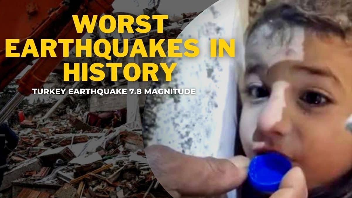 List of Top Ten World's Worst Earthquakes