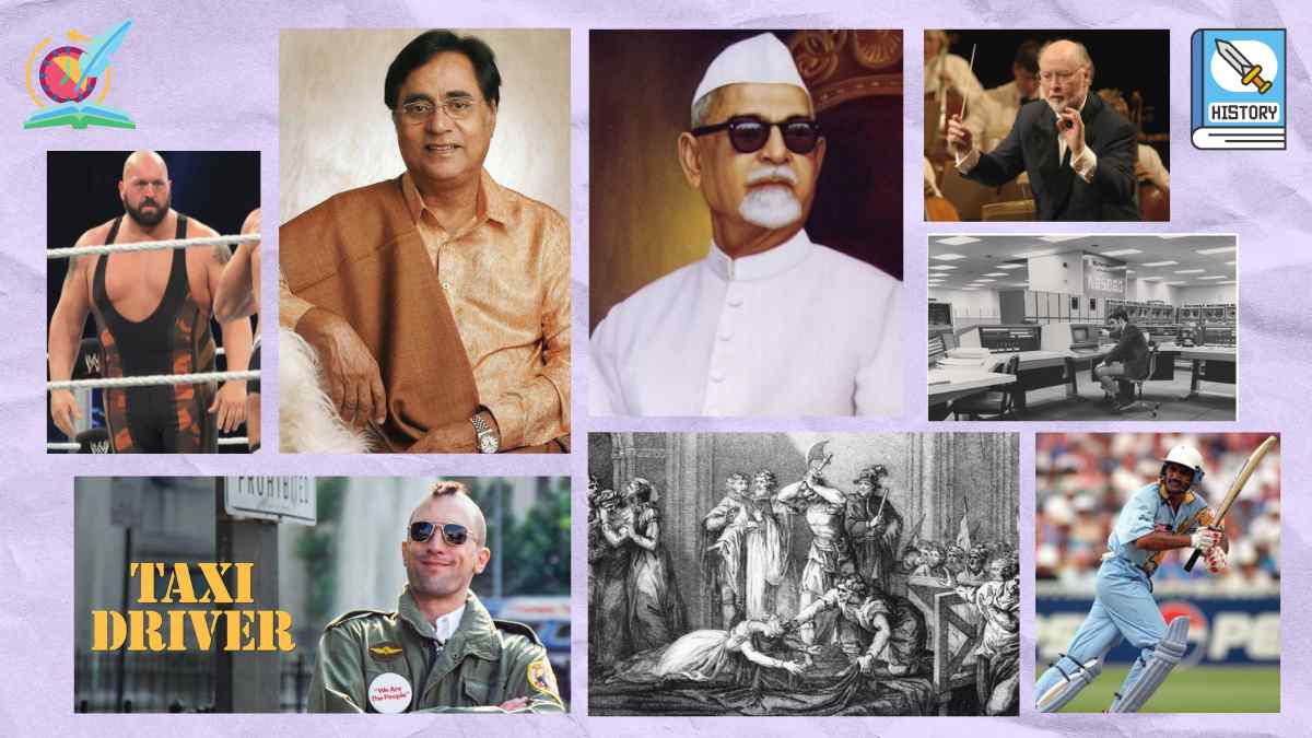 This day in history (8 Feb): Birth Anniversary of Dr. Zakir Husain and Jagjit Singh