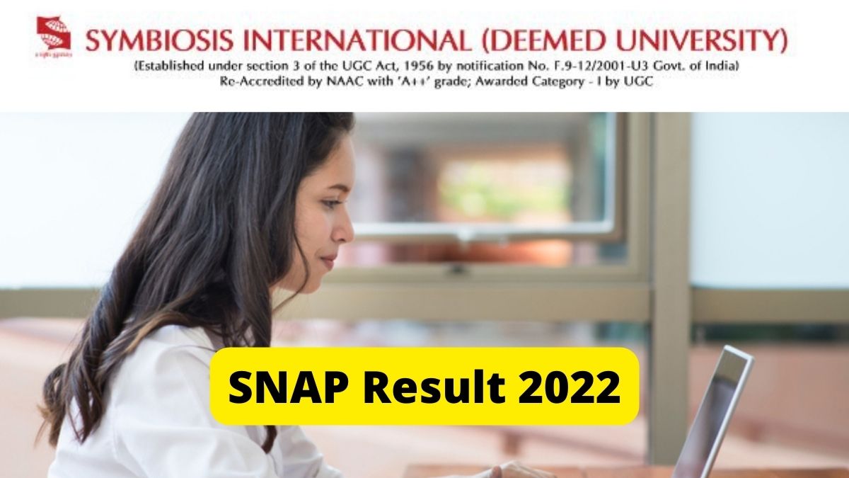 SNAP 2022 Result Out 