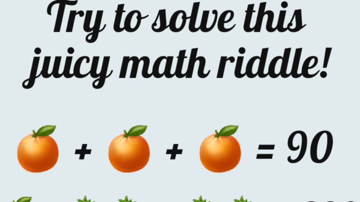 Fun math riddle with answer!