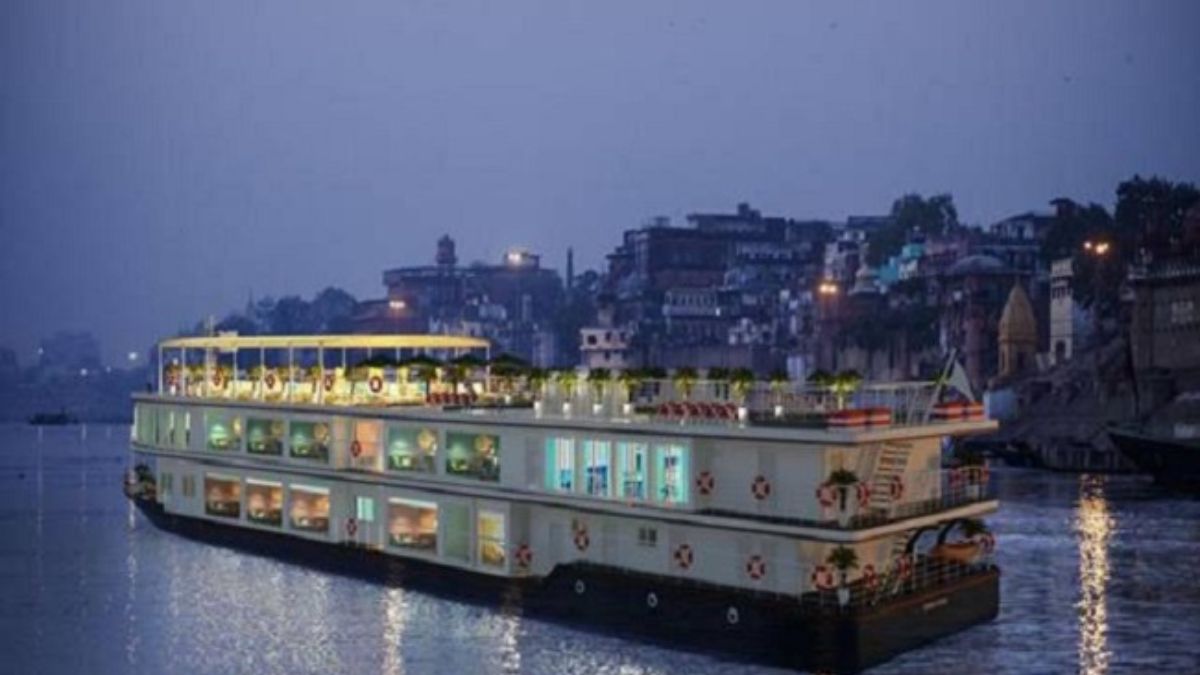 ganga river cruise menu card