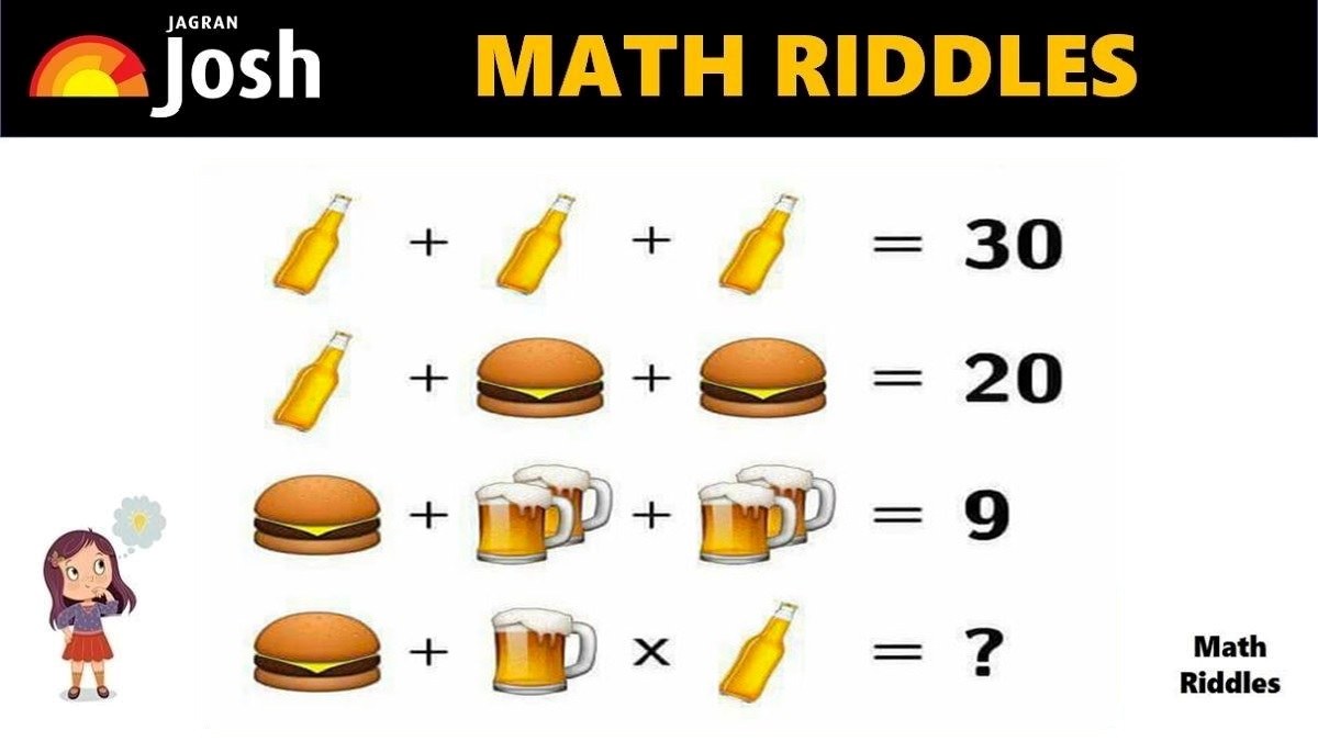 Can you find the values of Burger and Beer each to solve this hard math riddle. Are you a math genius? Only 1% with a high IQ can solve this tricky Burger Beer math puzzle in 20 seconds.