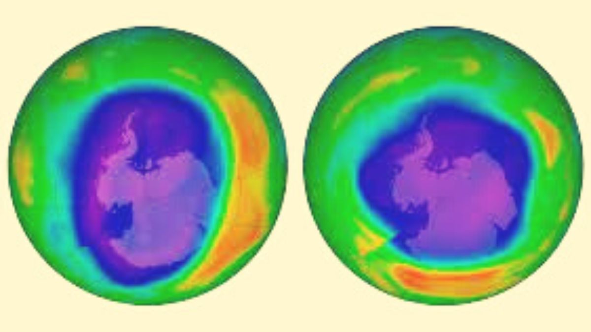Earth's ozone layer healing itself!