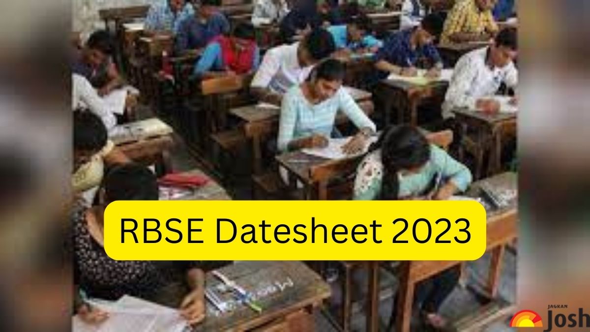 RBSE 10th 12th Datesheet 2023