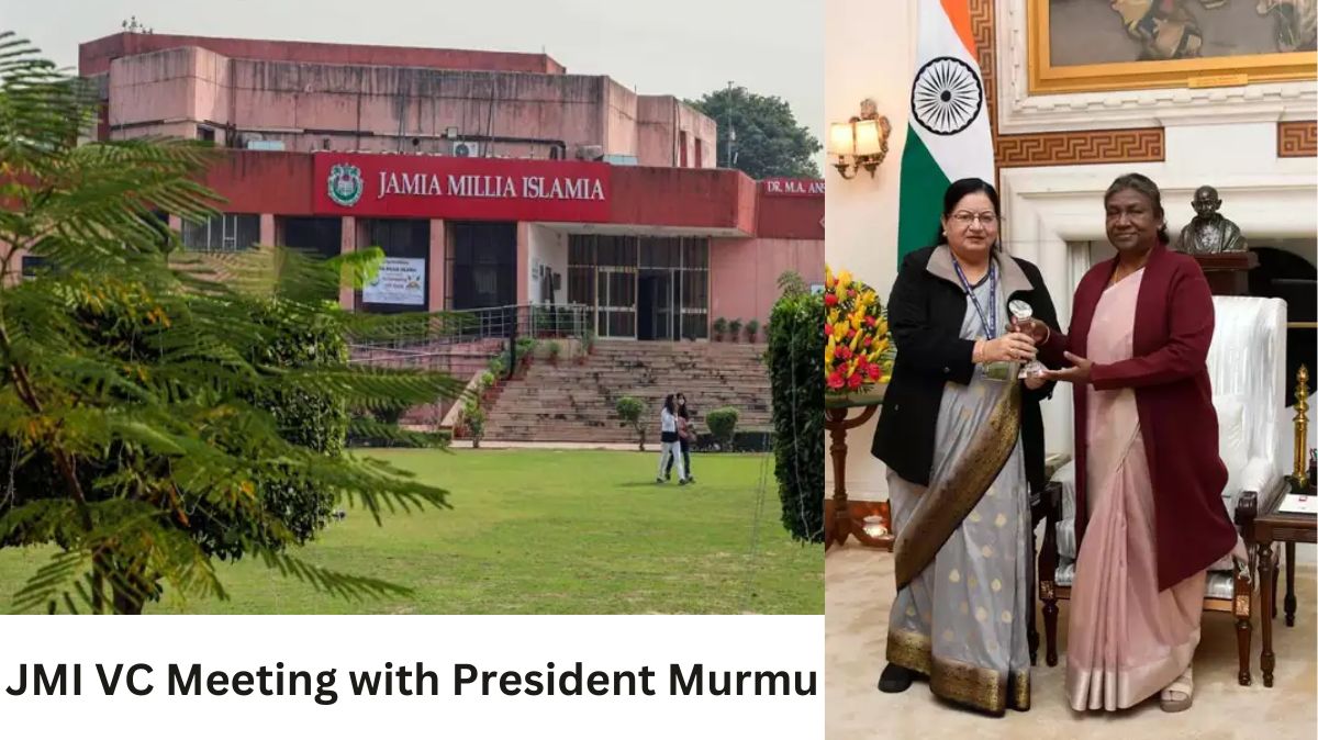 JMI VC Meeting with President Droupadi Murmu