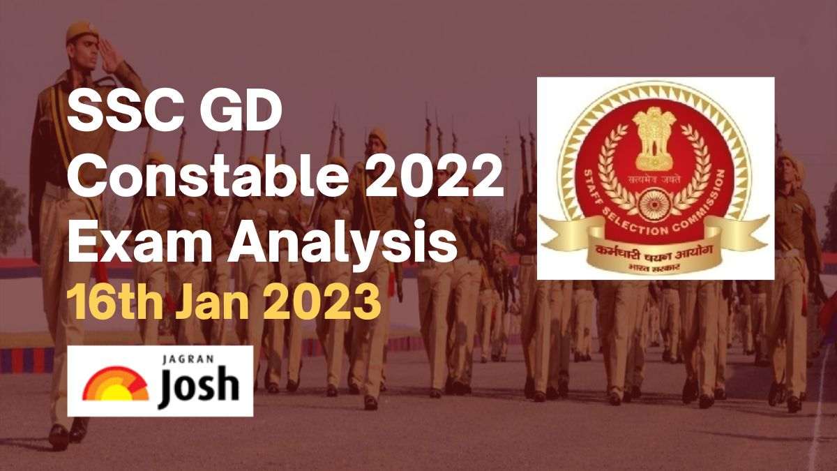 SSC GD Constable Exam Analysis (16th Jan 2023)
