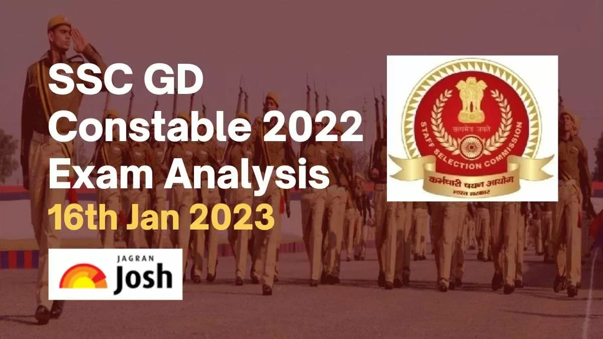SSC GD Constable Exam Analysis (16th Jan 2023)